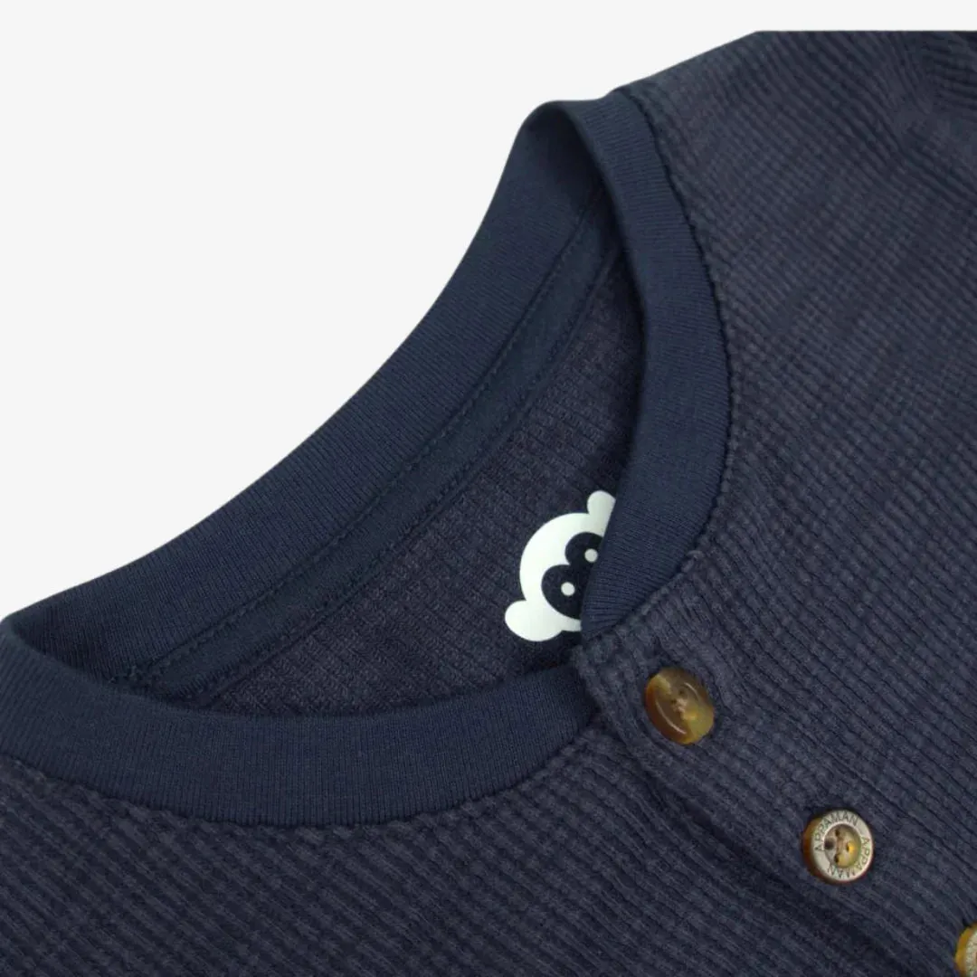 Thermal Henley - Indigo