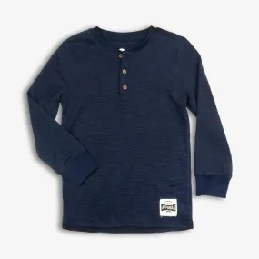 Thermal Henley - Indigo