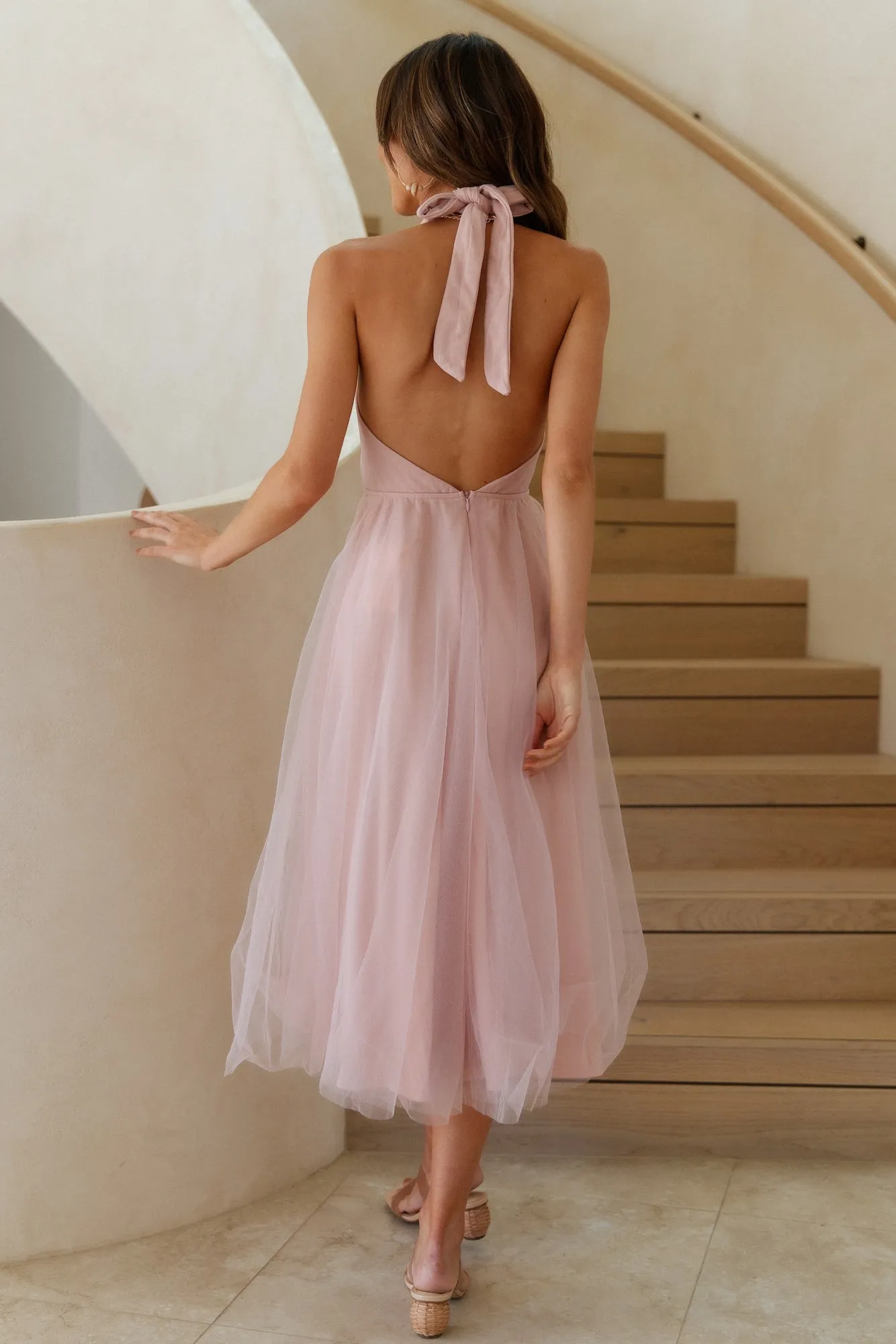 Warm Welcomes Maxi Dress Blush